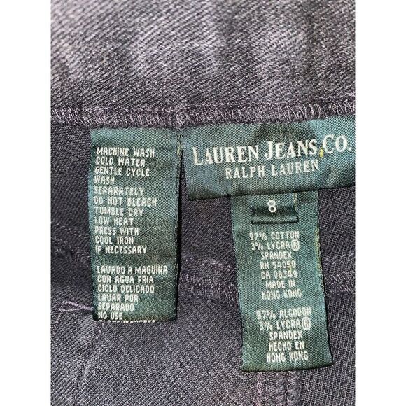 Lauren Ralph Lauren Charcoal Gray Pants Size 8 - Picture 2 of 6